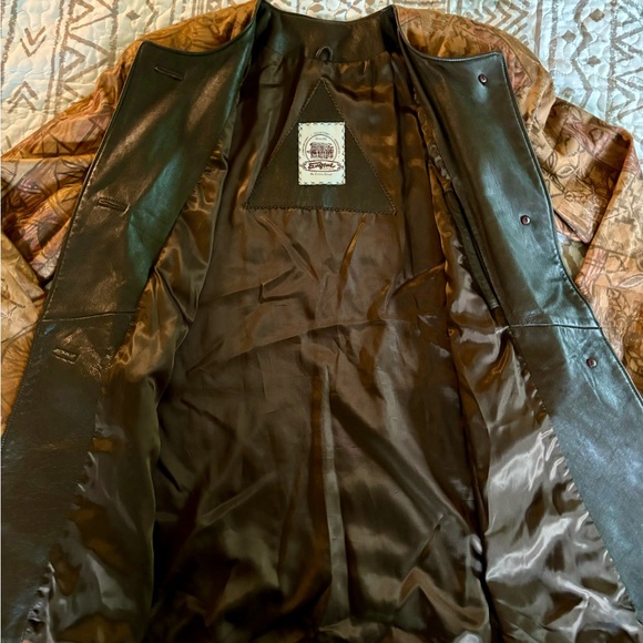 Vintage 1980’s EUGENE OF AUSTRALIA printed-leather super-soft-leather jacket! - Picture 7 of 10